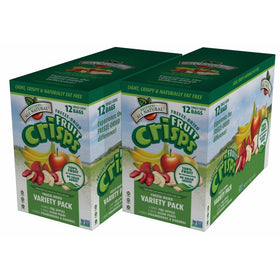Brothers-ALL-Natural Fruit Crisps, Variety Pack, 12 Count, 4.44 oz (Pack of 2)