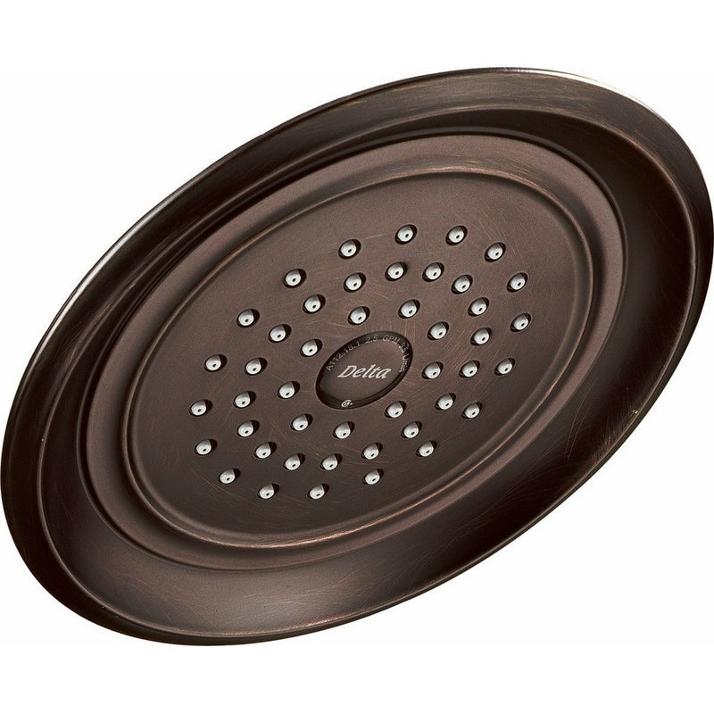 Delta RP48686RB Single-Spray Touch Clean Rain Shower Head, Venetian Bronze