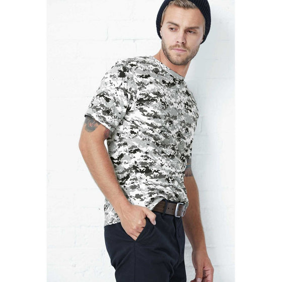 Code Five Men's 100% Cotton Camouflage Crew Neck Short Sleeve Tee