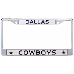 Rico Industries NFL Dallas Cowboys Chrome Licensed Plate Frame