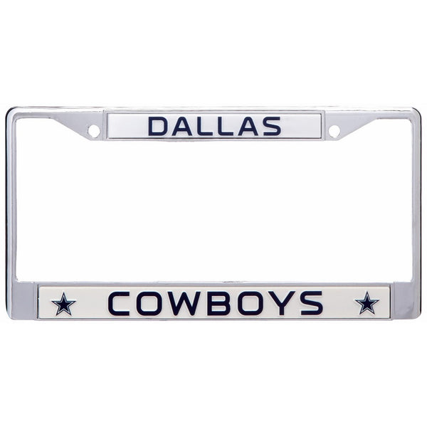 Rico Industries NFL Dallas Cowboys Chrome Licensed Plate Frame