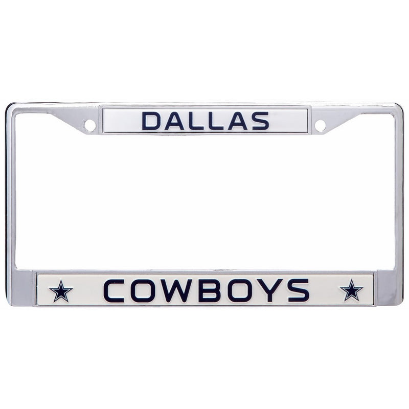 Rico Industries NFL Dallas Cowboys Chrome Licensed Plate Frame