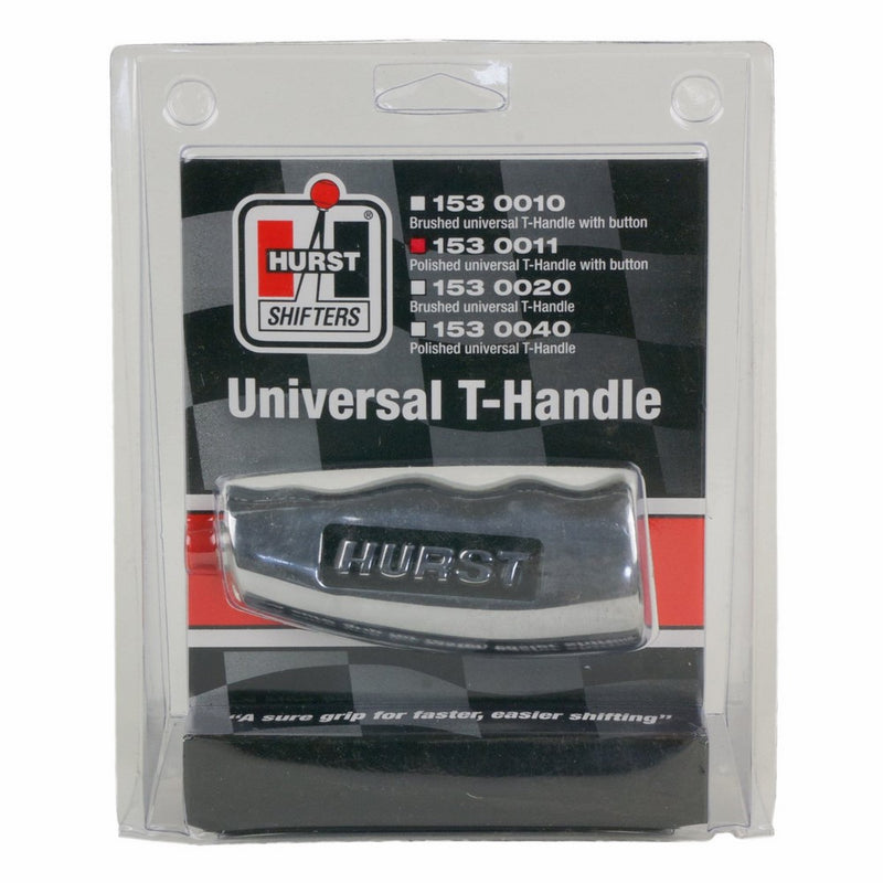 Hurst 1530011 Universal Polished T-Handle with Button