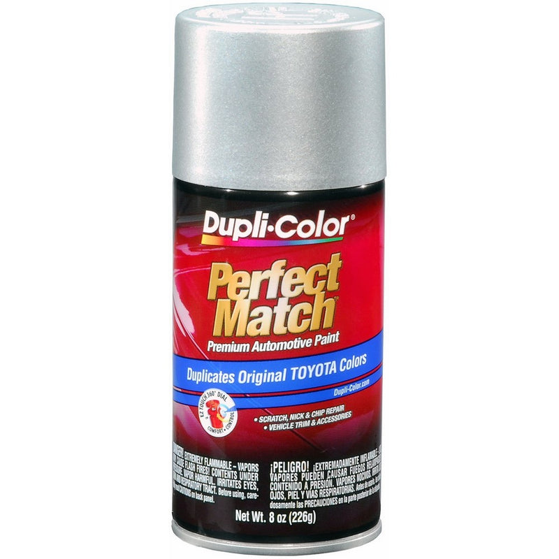 Dupli-Color BTY1602 Lunar Mist Silver Metallic Toyota Exact-Match Automotive Paint - 8 oz. Aerosol
