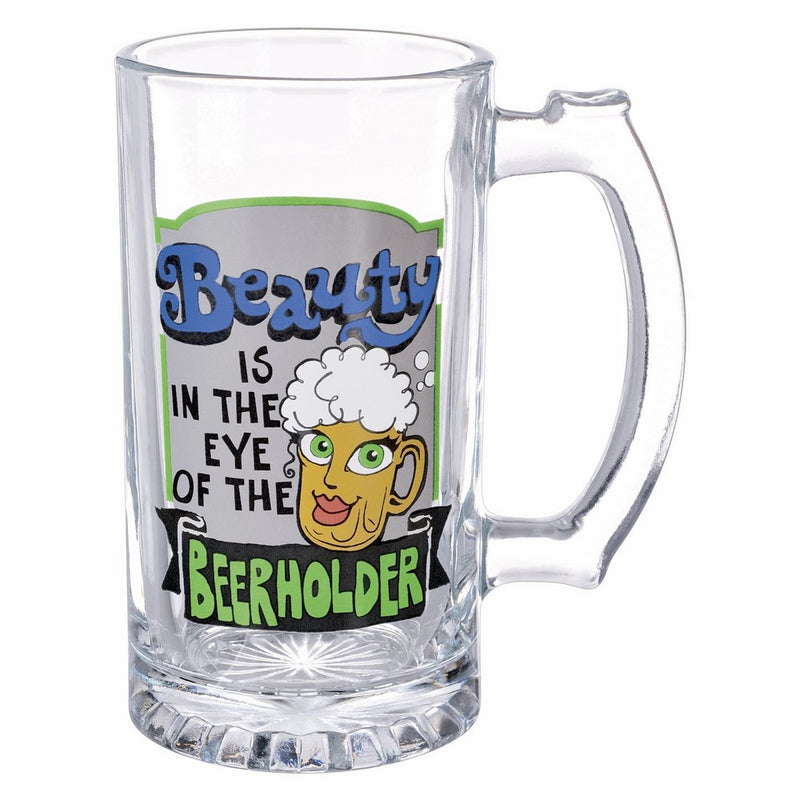 Grasslands Road Times Are Changing "Beauty Is In The Eye of The Beerholder" 15-Ounce Glass Beer Stein