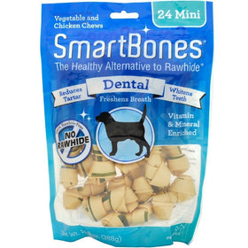 SmartBones Rawhide-Free Dental Dog Chew, Vegetable & Chicken Dog Chew
