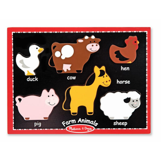 Melissa & Doug First Chunky - Farm Animals