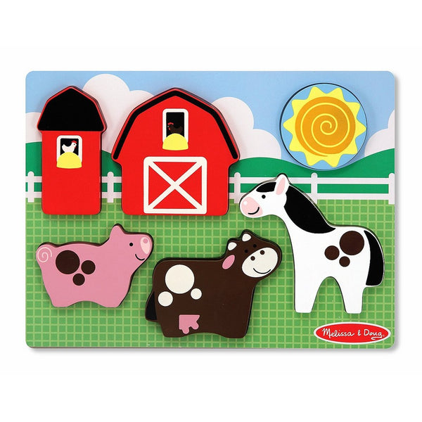 Melissa & Doug Chunky Scene - Barnyard Fun