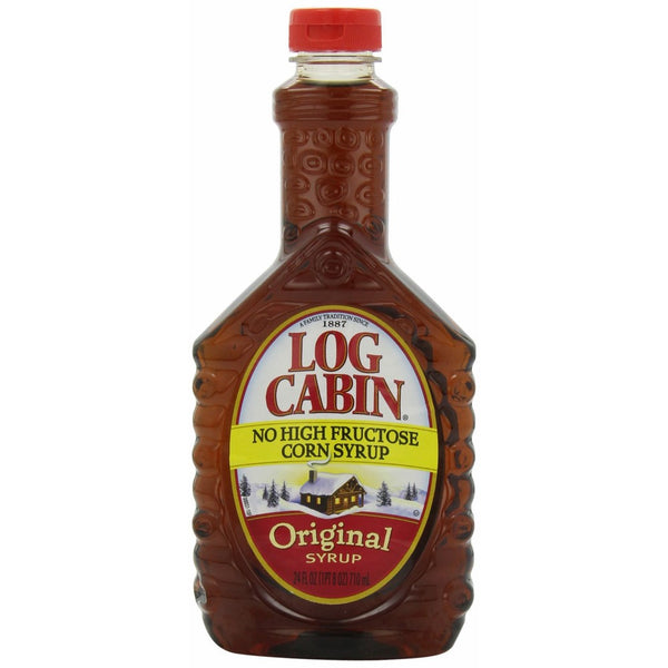 Log Cabin Syrup, Original, 24 Ounce (Pack of 4)