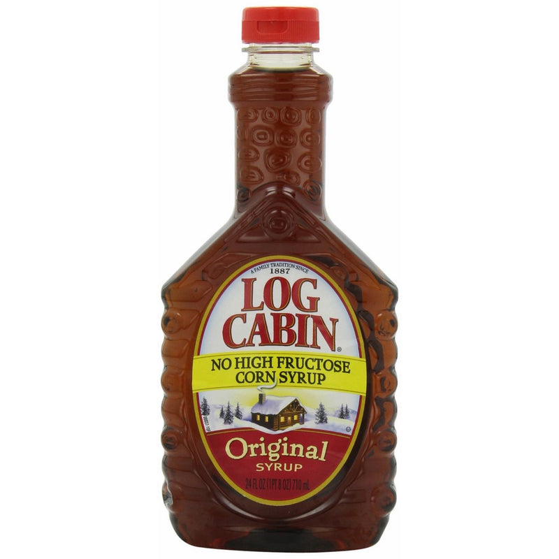 Log Cabin Syrup, Original, 24 Ounce (Pack of 4)