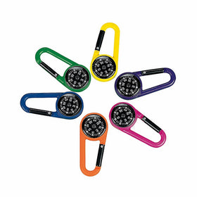 Plastic Compass Clips (1 dozen) - Bulk [Toy]