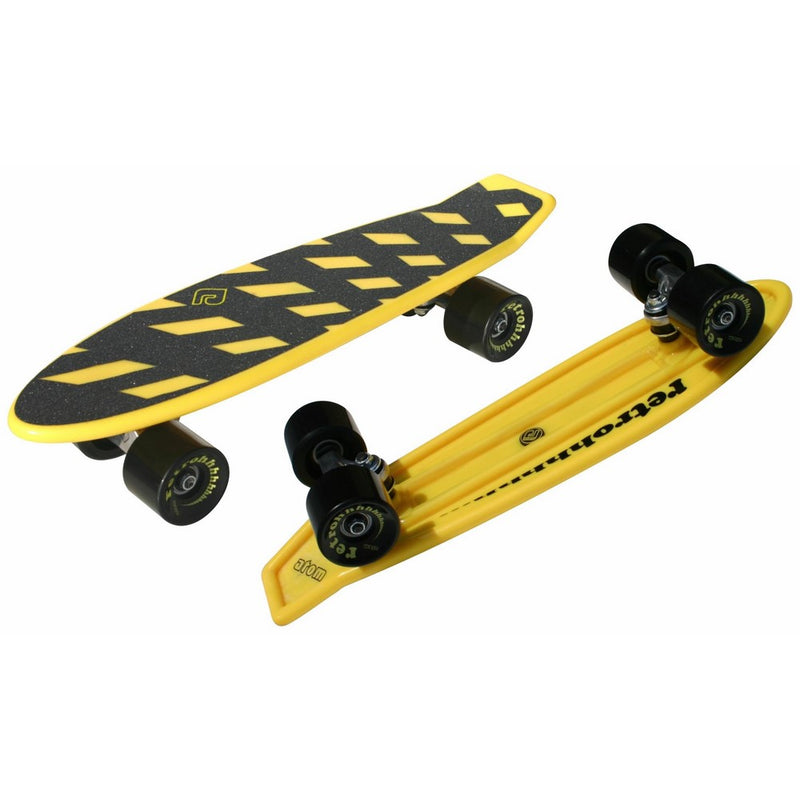 Atom 21.5" Mini Retroh Molded Skateboard - Yellow