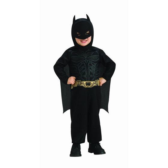 Rubie's Batman The Dark Knight Rises Toddler Batman Costume,Black, 1-2 Years