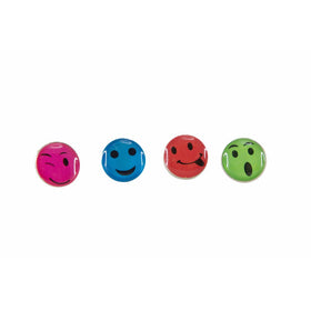 Baumgartens 29830 Smiley Push Pin, 16-Pack