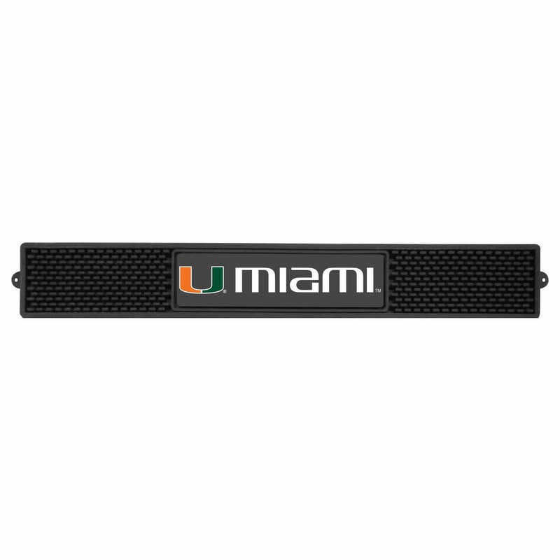 FANMATS NCAA University of Miami Hurricanes Vinyl Drink Mat