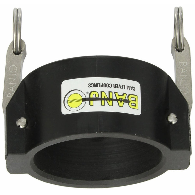 Banjo 300CAP Polypropylene Cam & Groove Fitting, Dust Cap, 3" Female Coupler
