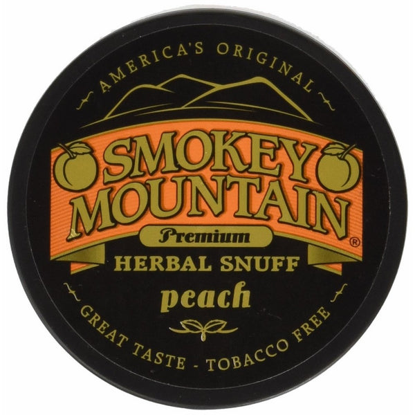 Smokey Mountain Snuff - Tobacco & Nicotine Free - Peach