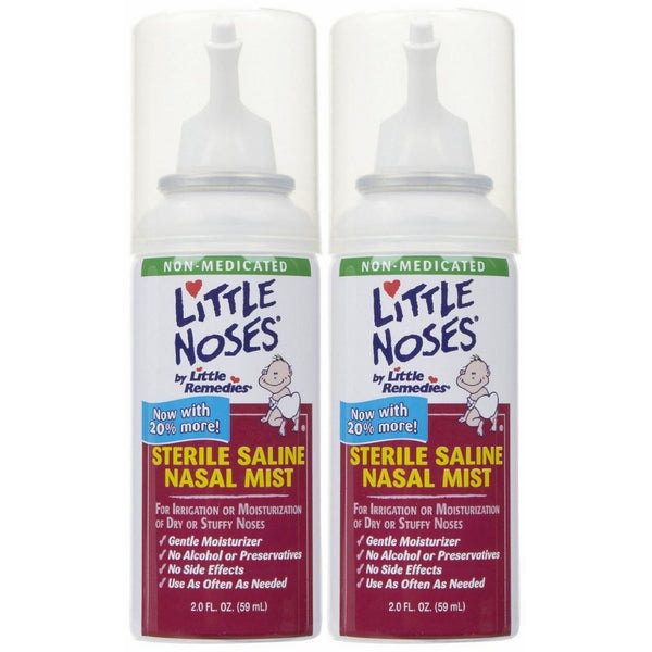 Little Remedies Little Noses Saline Mist - 2 oz - 2 pk