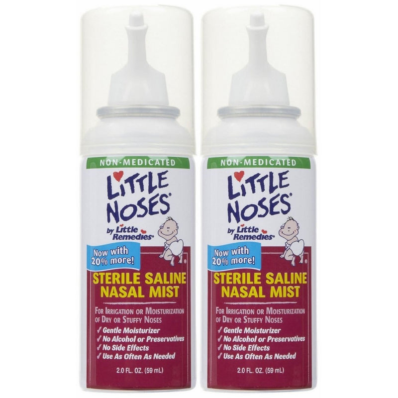 Little Remedies Little Noses Saline Mist - 2 oz - 2 pk