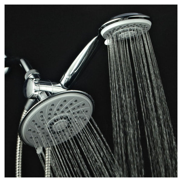 HotelSpa 30-Setting Ultra-Luxury 3 way Rainfall Shower-Head/Handheld Shower Combo by Top Brand Manufacturer. Choose from 30 full and combined water flow patterns!