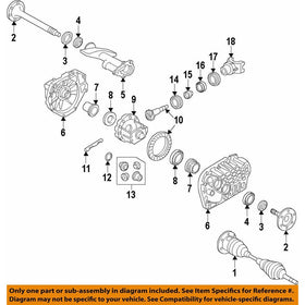 General Motors 9417784, Differential Pinion Bearing