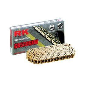 RK Racing Chain GB530GXW 110 110-Links Gold XW-Ring Chain with Connecting Link