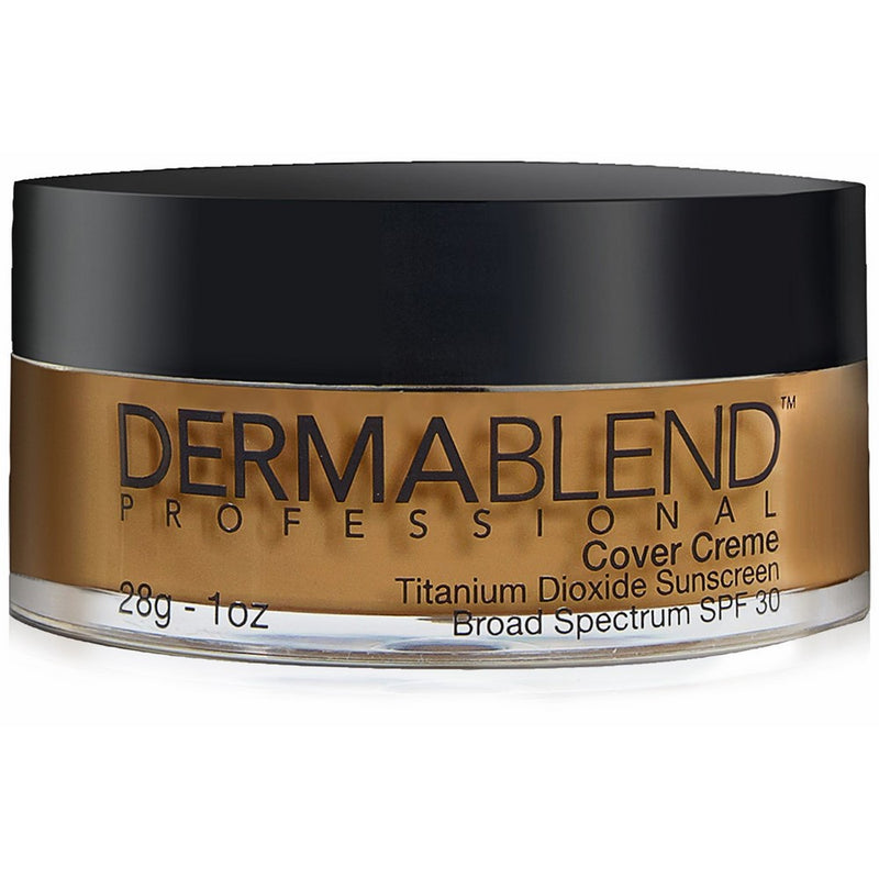 Dermablend Cover Creme Full Coverage Foundation Makeup with SPF 30, 60N Café Brown, 1 Oz.