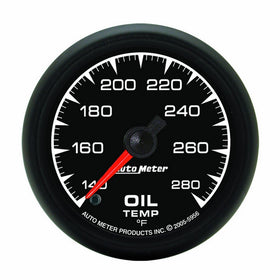 Auto Meter 5956 ES 2-1/16" 140-280 F Full Sweep Electric Oil Temperature Gauge