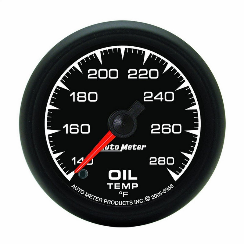 Auto Meter 5956 ES 2-1/16" 140-280 F Full Sweep Electric Oil Temperature Gauge