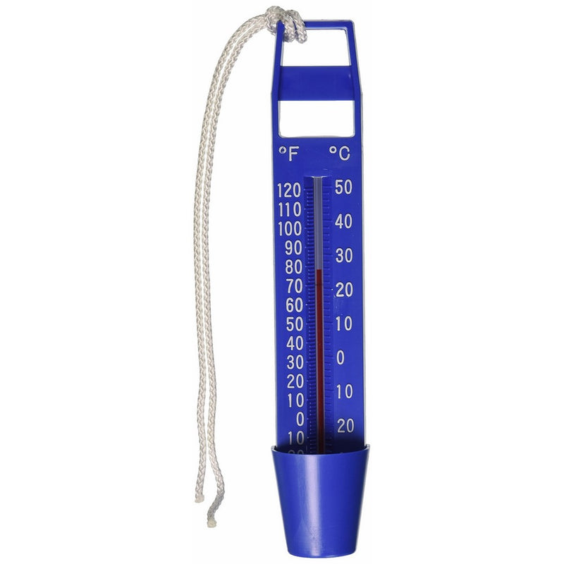 Jed Pool tools Inc 20-208 10-Inch Blue Scoop Pool Thermometer