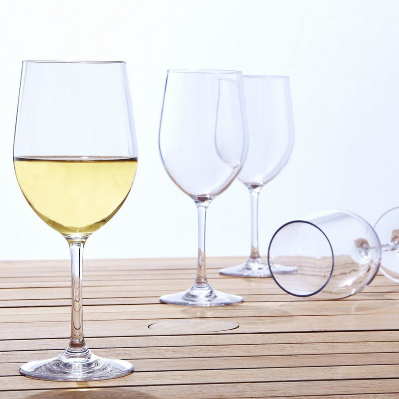 LeadingWare Group Indoor/Outdoor Chardonnay Wine Glasses, Set of 4