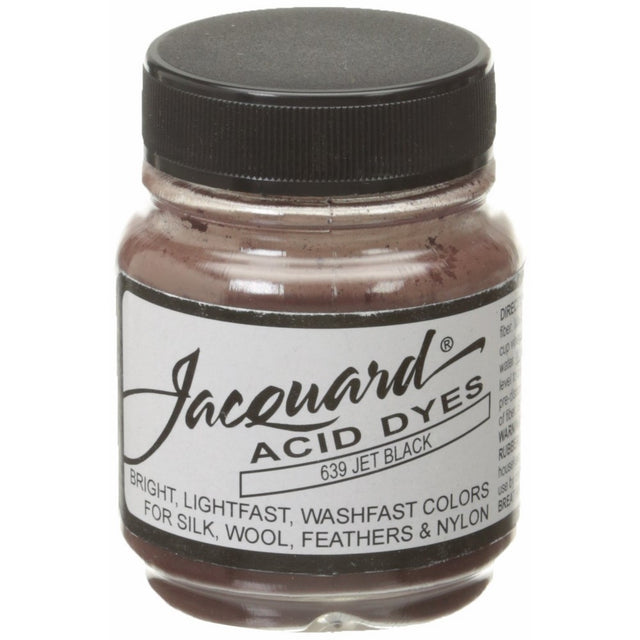 Jacquard Acid Dyes 1/2 Ounce-Jet Black