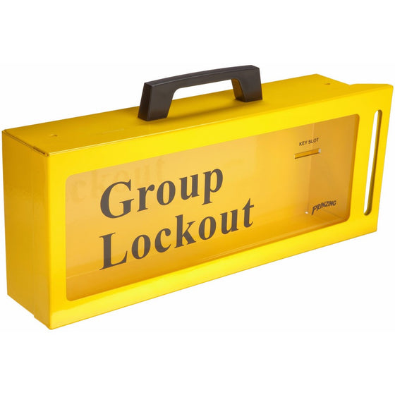 Brady Wall-Mount Group Lock Box for Lockout/Tagout, Metal