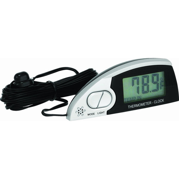 Bell Automotive 22-1-37035-8 Inside-Outside Thermometer and Clock