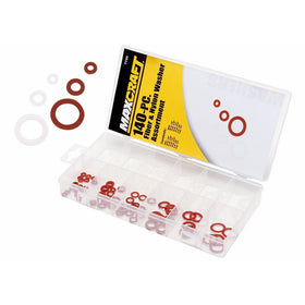 Maxcraft 7720 Fiber and Nylon Washer Assortment, 140-Piece