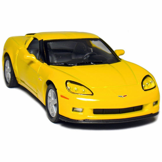 5" 2007 Chevy Corvette Z06 1:36 Scale (Yellow) by Kinsmart