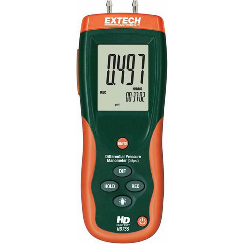Extech HD755 Differential Pressure Manometer- 0.5PSI