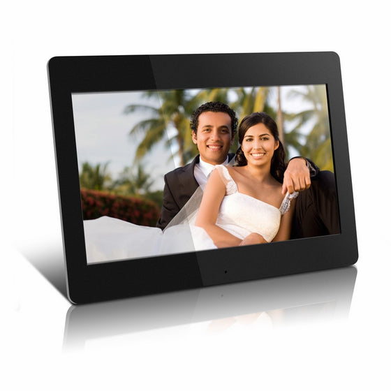 Aluratek High Resolution ADMPF114F 14 inch Digital Photo Frame w/4GB Built-in Memory and Remote(1600 x 900 Resolution)