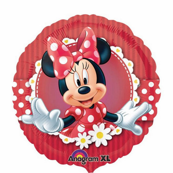 Anagram International Mad About Minnie Foil Balloon Pack, Multicolor