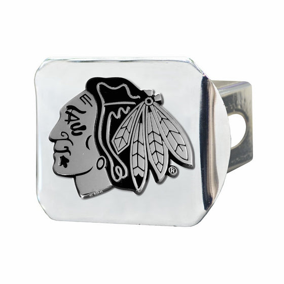FANMATS NHL Chicago Blackhawks Chrome Hitch Cover