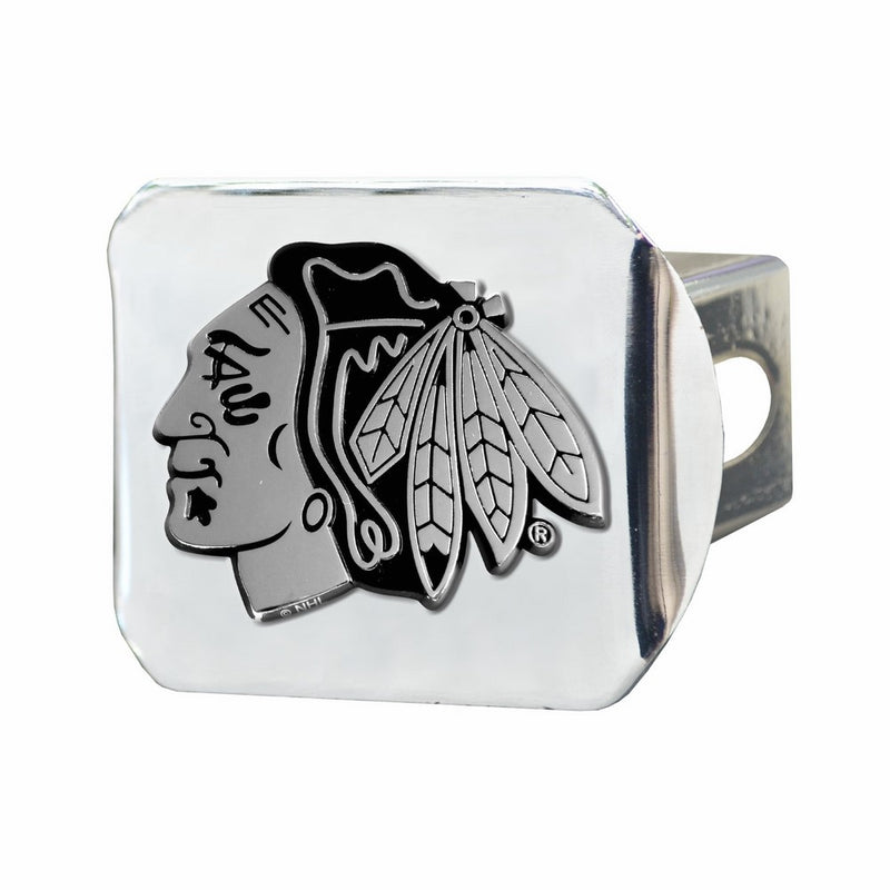 FANMATS NHL Chicago Blackhawks Chrome Hitch Cover