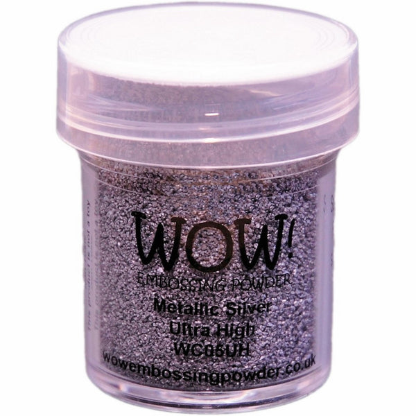 WOW! Embossing Powder Ultra High 15ml-Silver