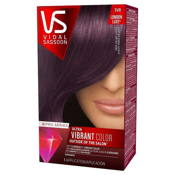 Vidal Sassoon Pro Series Hair Color 3vr Deep Velvet Violet 1 Kit