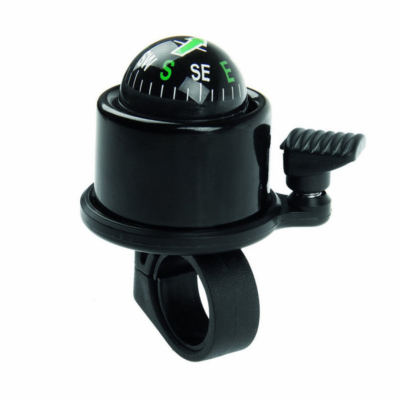 M-Wave Aluminum Compass Bicycle Bell, Black