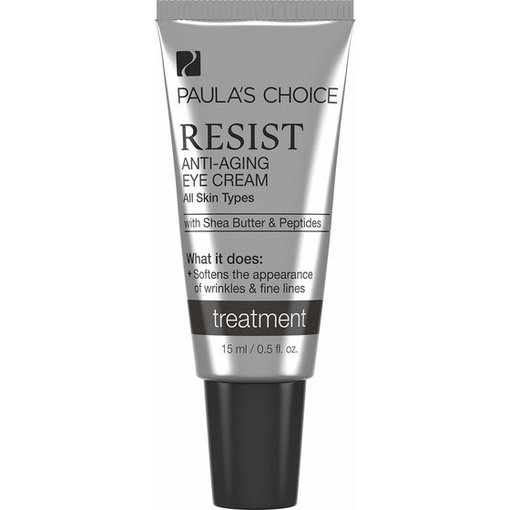 Paula's Choice-RESIST-Anti-Aging Eye Cream with Shea Butter & Peptides-Face Cream for Fine Lines & Wrinkles Around the Eye-1-0.5 oz tube