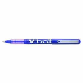 Pilot VBall Liquid Ink Roller Ball Stick Pen, Purple Ink.5mm (35210) - (Pack of 12)