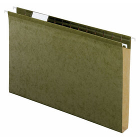 Pendaflex 04153X1Reinforced 1" Extra Capacity Hanging Folders, Legal, Standard Green, Box of 25 (4153X1)