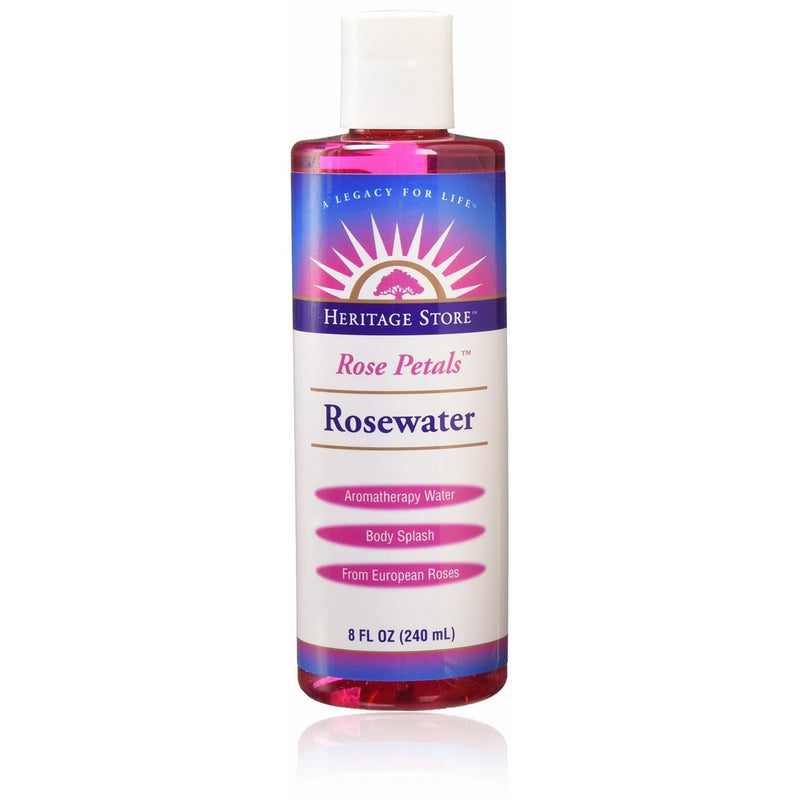 Water-Rosewater Heritage Store 8 oz Liquid