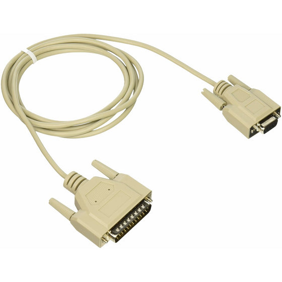 C2G/Cables to Go 02817 HP Plotter/Laserjet DB9 Female to DB25 Male Serial RS232 Printer Cable (6 Feet/1.82 Meters)