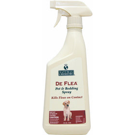 De Flea Pet & Bedding Spray for Dogs. 24oz (Not for use on Cats)